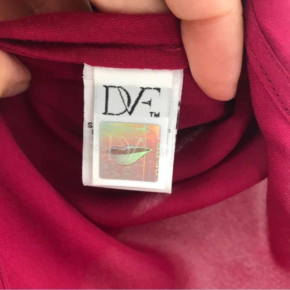 Diane Von Furstenberg Sleeveless Silk Blouse Size Small - Picture 4 of 7